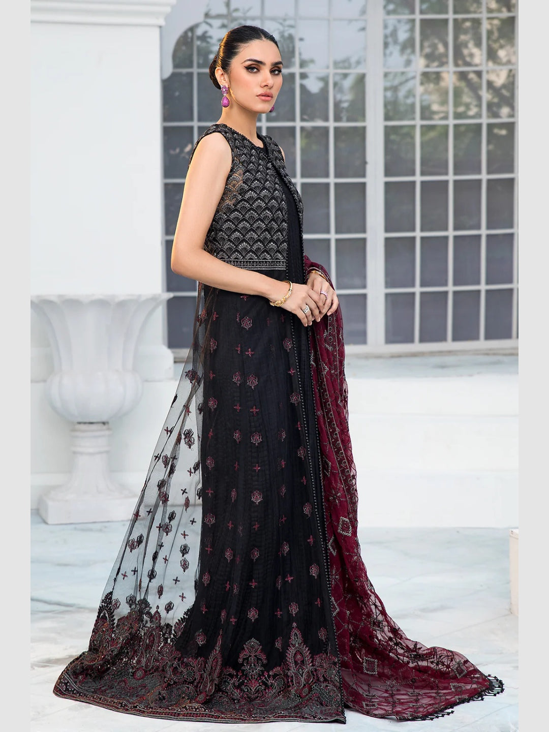 Black Rose Net | Elegant cotton dress, Designer party dresses, Black party  dresses